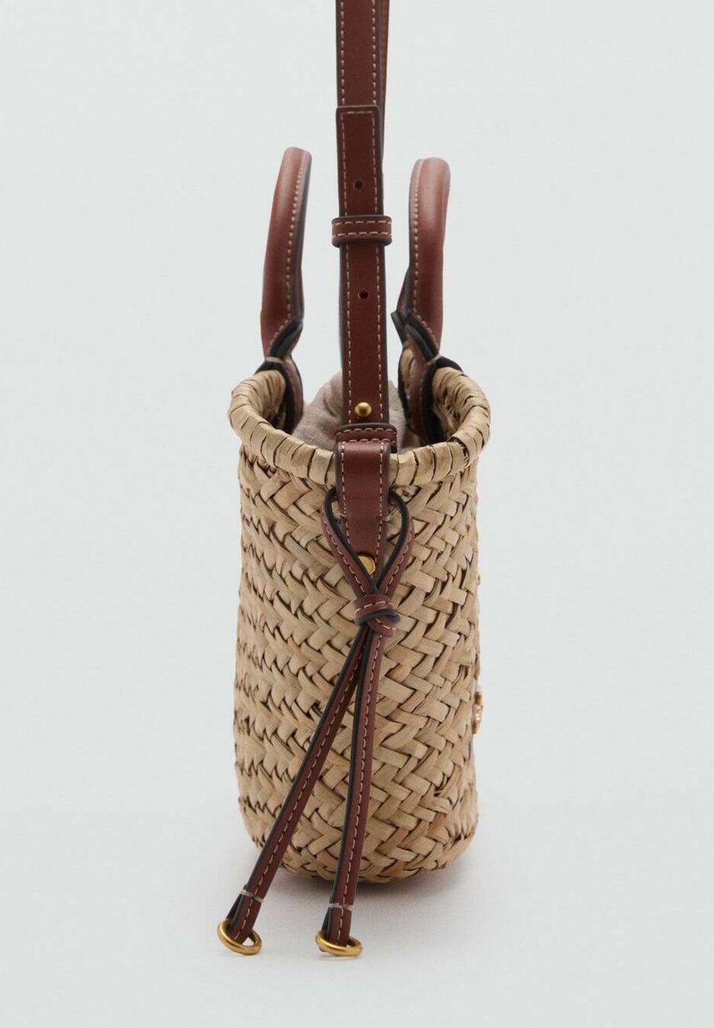 Mango TANGER Bolso de mano brown/marrón - Main Image