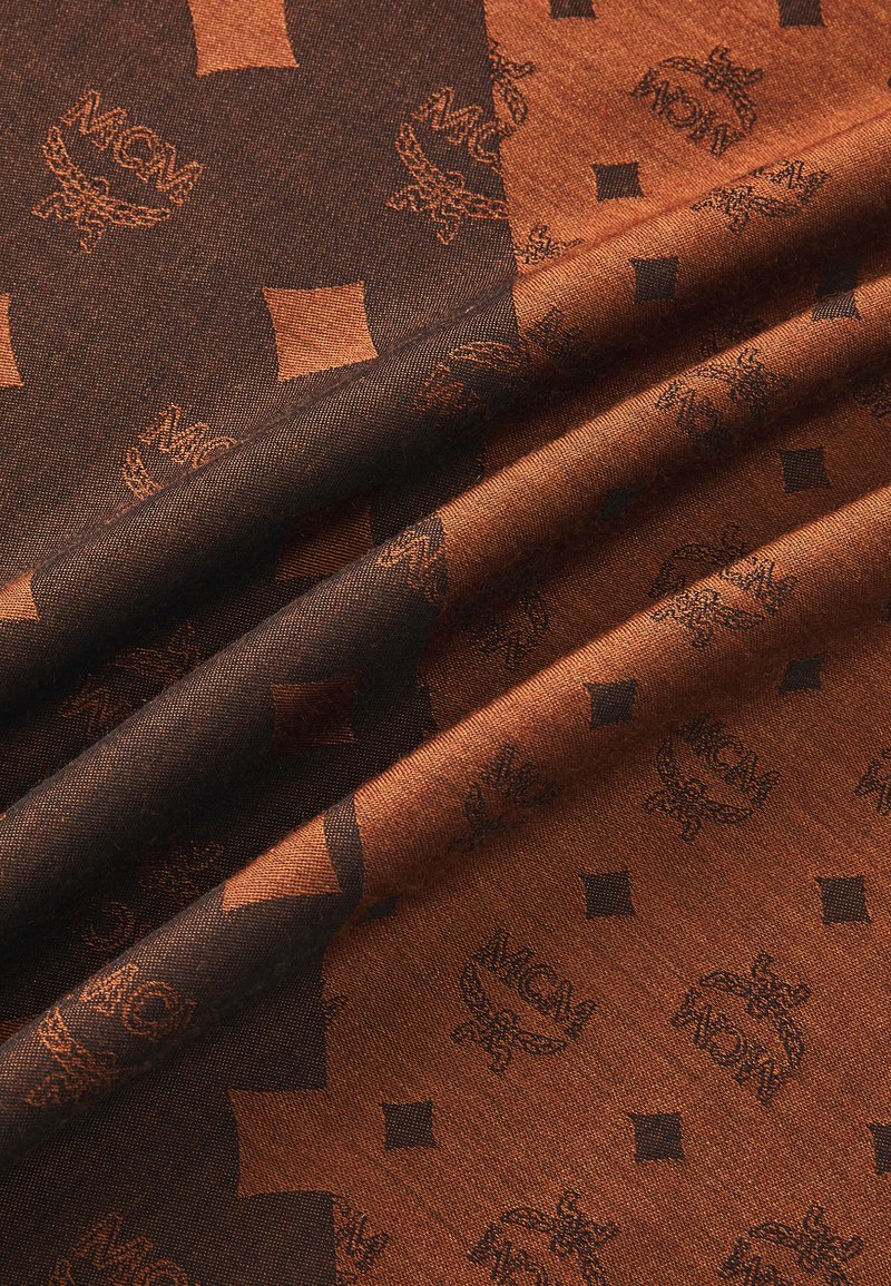 MCM SHAWL Foulard black/cognac/noir