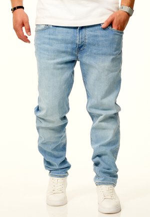 Jack & Jones, CLARK ARIS ORIGINAL DENIM HOSE MIT STRETCH JEANS - Straight leg jeans - light blue