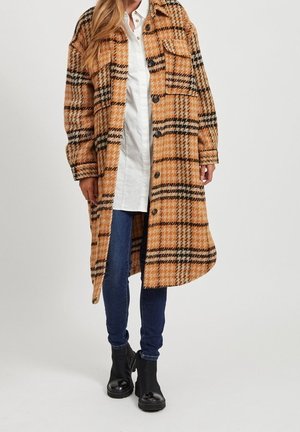 Halflange jas - brown