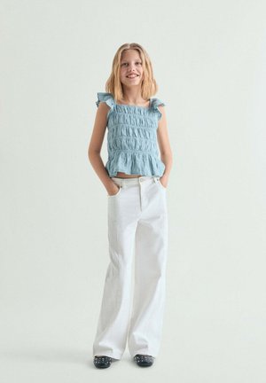 Scalpers, SCALPERS IRIS BLOUSE GIRLS - Blusa - water