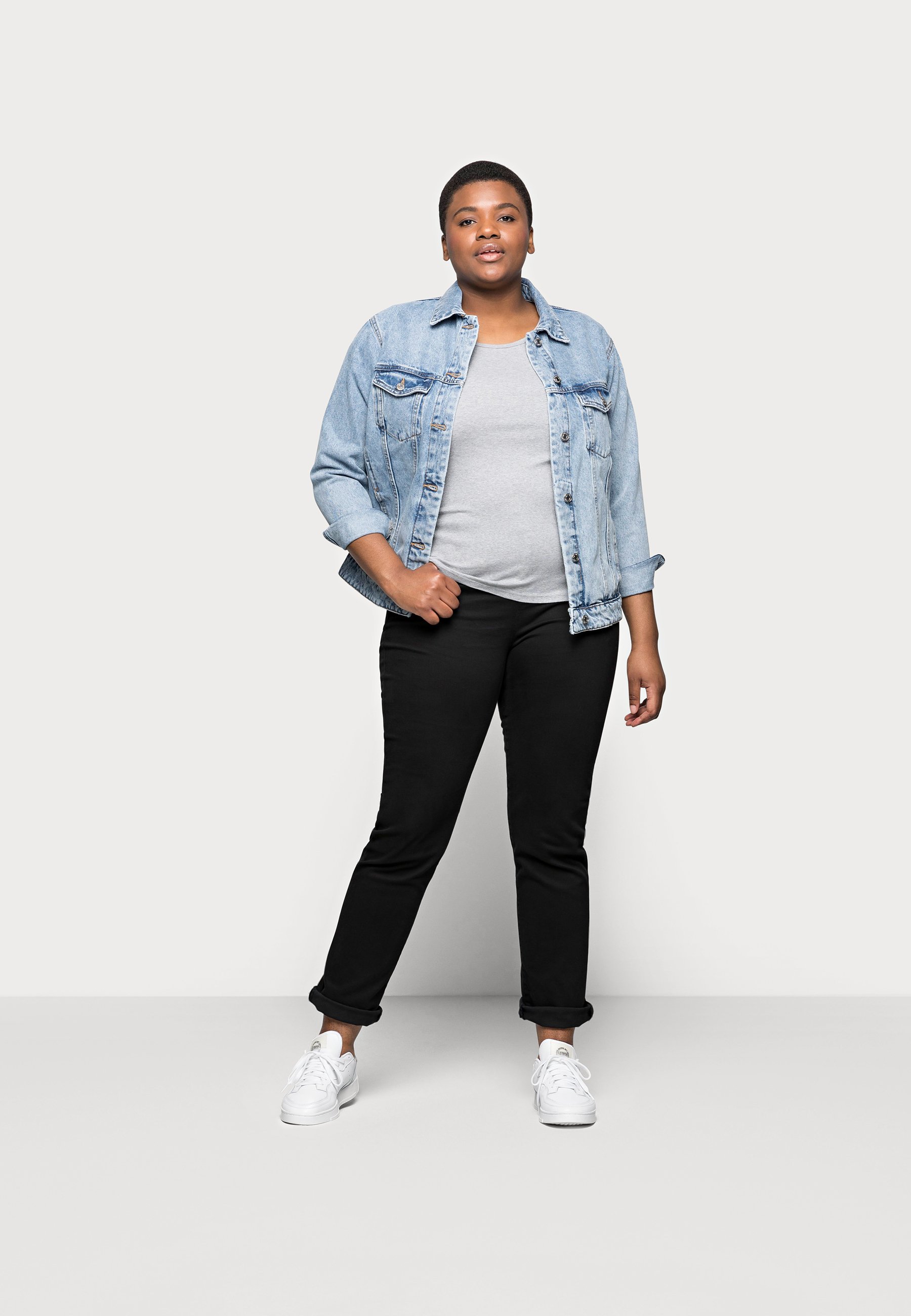 Levi's® Plus 724 PL HR STRAIGHT - Jean droit - black sheep/denim noir -  ZALANDO.FR