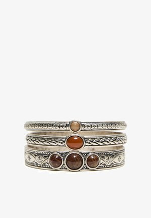 Bershka, 3 PACK - Bracelet - silver-coloured