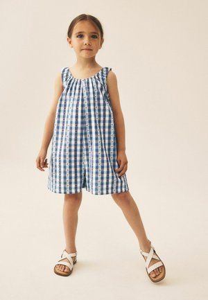 Next, REGULAR FIT - STRAPPY PLAYSUIT  . - Lühikeste varrukatega bodi - blue gingham cherry