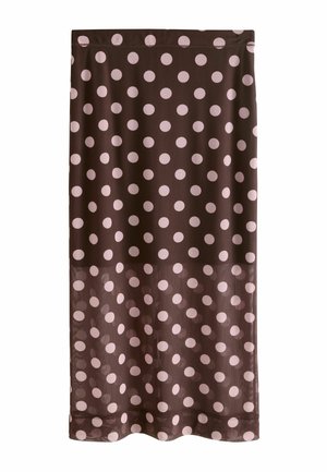 TALL FIT - MIDI PENCIL  - Bleistiftrock - pink brown polka dot
