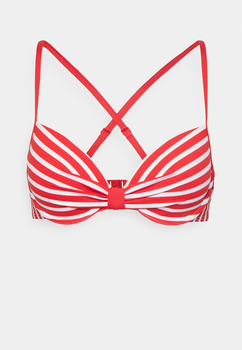 Esprit HAMPTONS BEACH PAR PADDED BRA STRIPE BikiniTop red/rot
