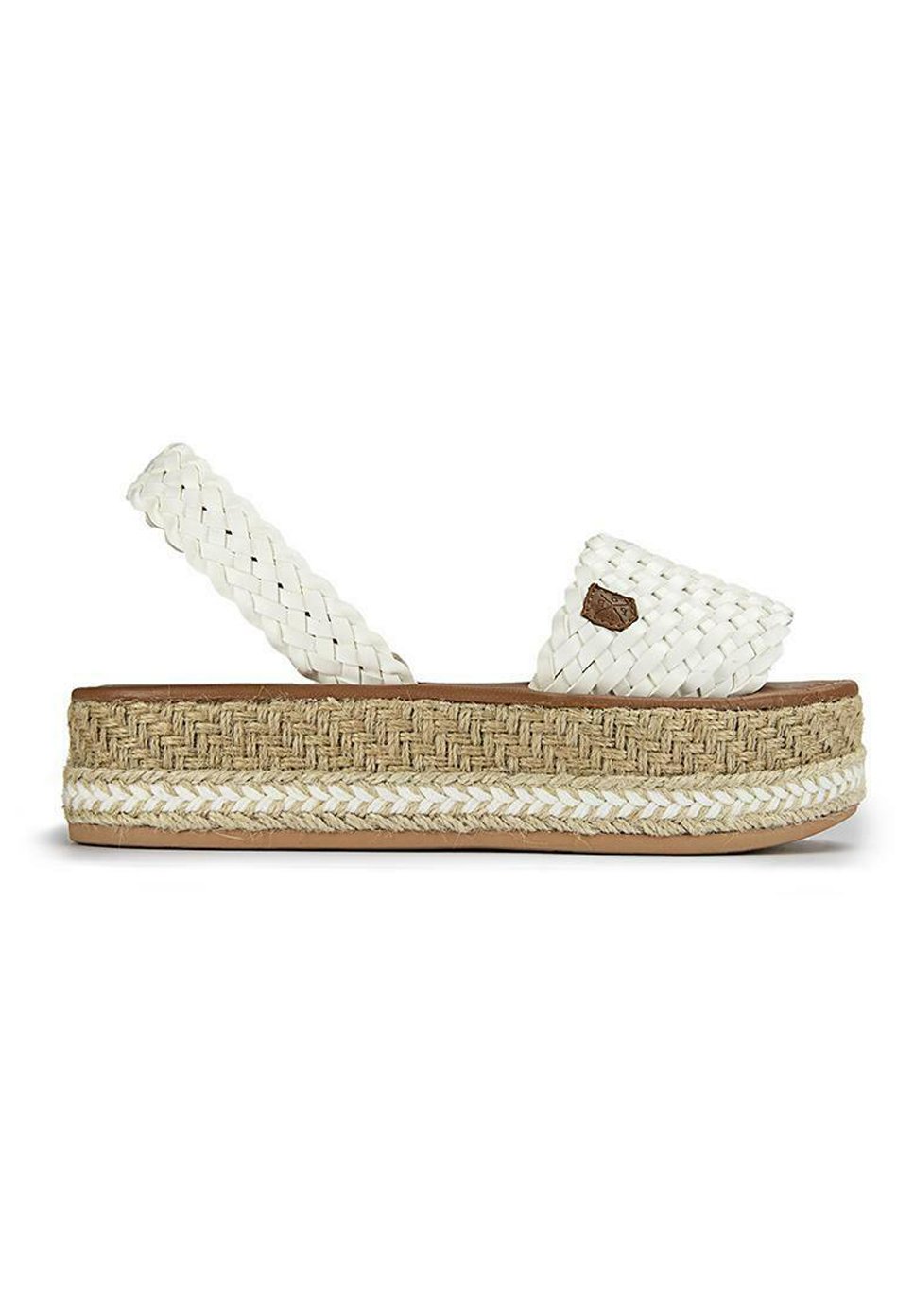 POPA MENORQUINA ROSARIO - Sandalias con plataforma - blanco - Zalando.es