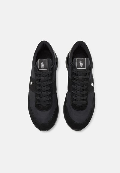 Polo Ralph Lauren TRAIN 89 LACE UNISEX - Trainers - black/cast grey/silver