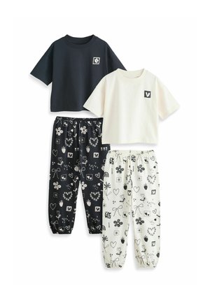 JOGGER 2 PACK SET - Set lenjerie de noapte - black/ecru