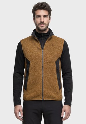 Schöffel, SCHÖFFEL FLEECEWESTE CIRC FLEECE VT STYLE YEW MEN - Weste - - braun
