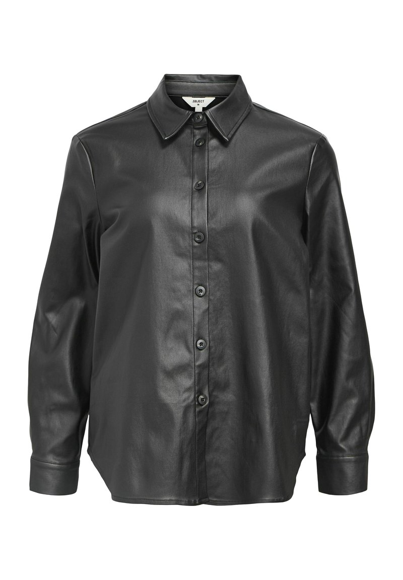 Object Nööpidega pluus - black/must - Zalando.ee