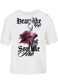 Mister Tee SOUL LIKE FIRE - T-shirts print - white