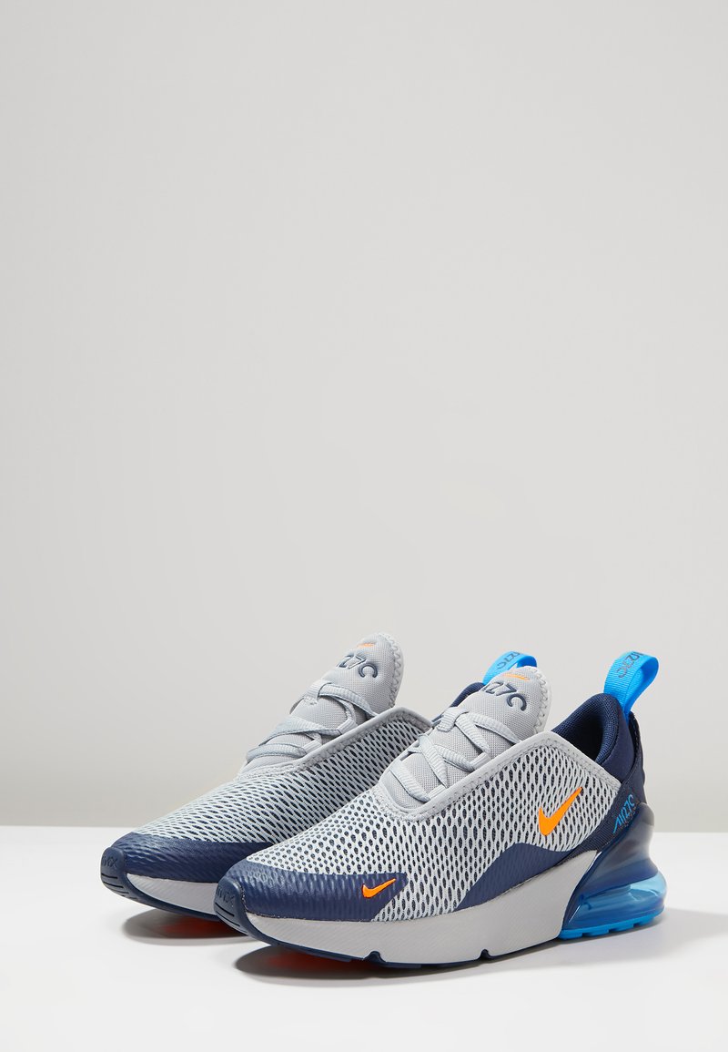 Nike Sportswear Air Max 270 Unisex Sneakers Laag Wolf Grey Total Orange Midnight Navy Photo Blue Grijs Zalando Nl
