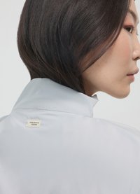 Calliope SPOLVERINO MANICHE ARRICCIATE - Giacca outdoor - grigio perla