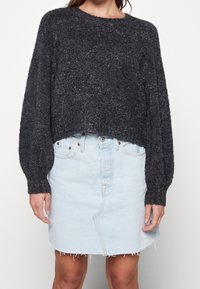 Vero Moda Strickpullover - mottled dark grey