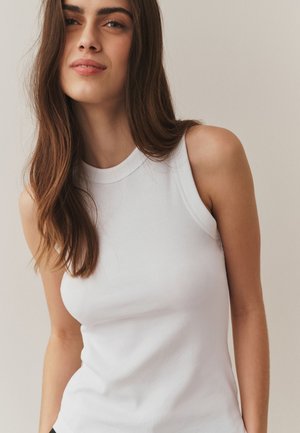 Next REGULAR FIT - RACER - Topp - white