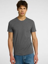 Selected Homme SLHROLAND O NECK TEE 3 PACK  - Paprasti marškinėliai - medium grey melange
