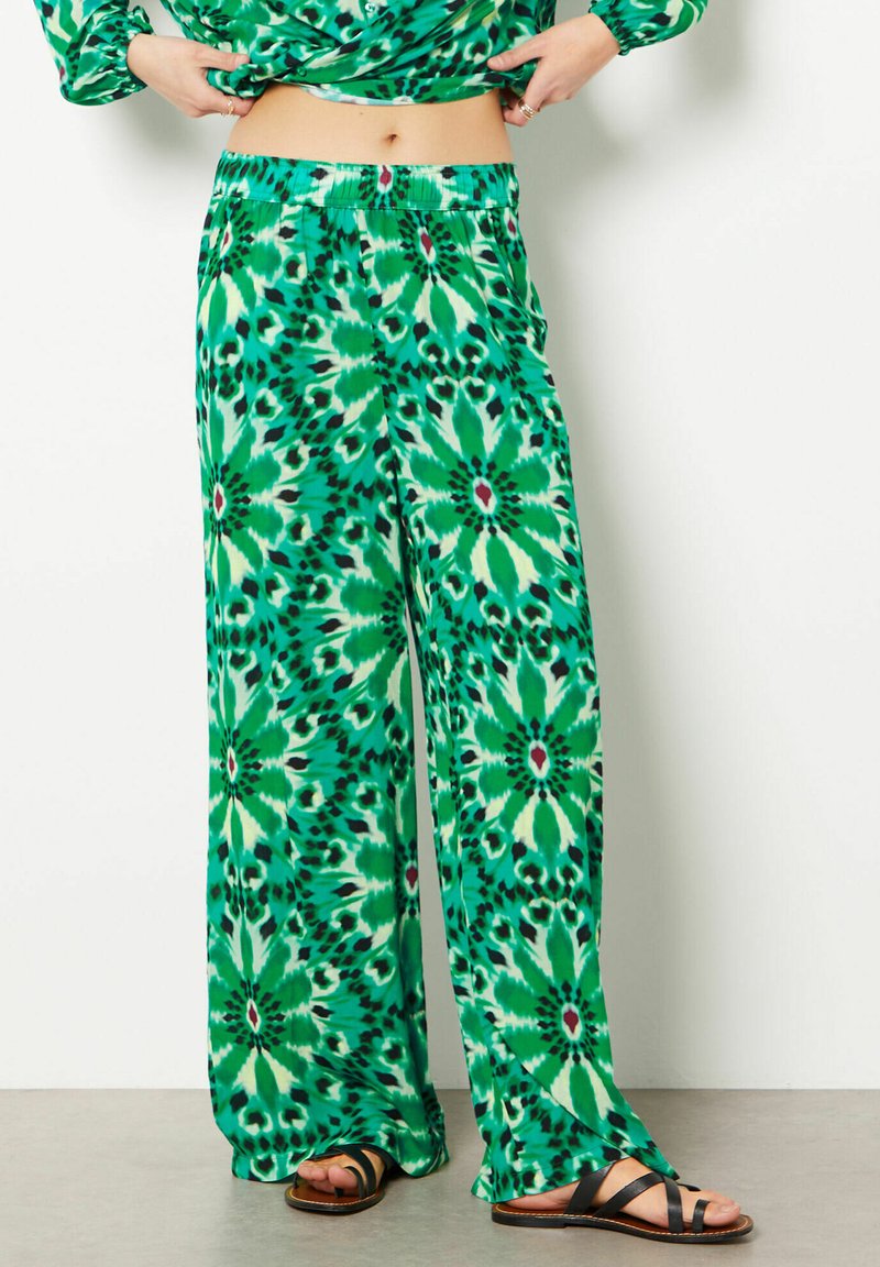 Pantalon Ample Conique Vert émeraude - Taille UK 8 (Atmosphere) - Occasion Très Bon état