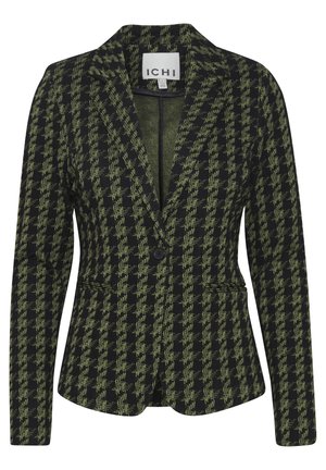 IHKATE - Blazer - parrot green houndstooth