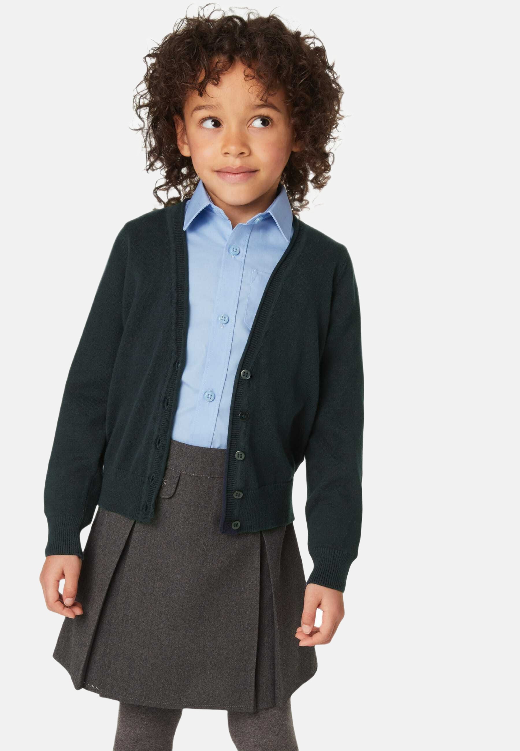 Pull Col V Bleu Marks And Spencer - Garçon 3-4 Ans, Coton, Manches Longues, Très Bon état