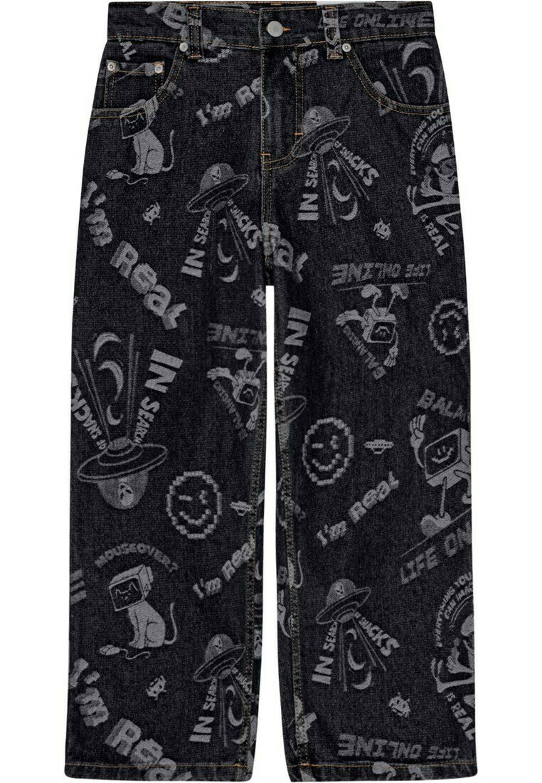 Molo Relaxed fit jeans zwart Molo Relaxed fit jeans zwart