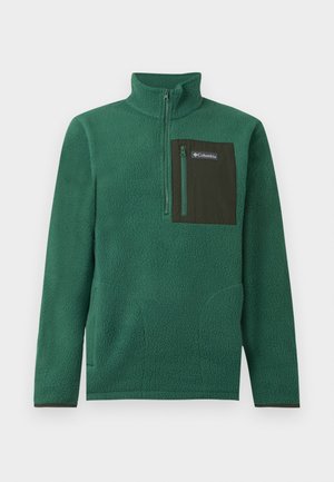 Columbia, JASPER RIDGE PEBBLED HALF ZIP - Φλις πουλόβερ - rain forest/greenscape
