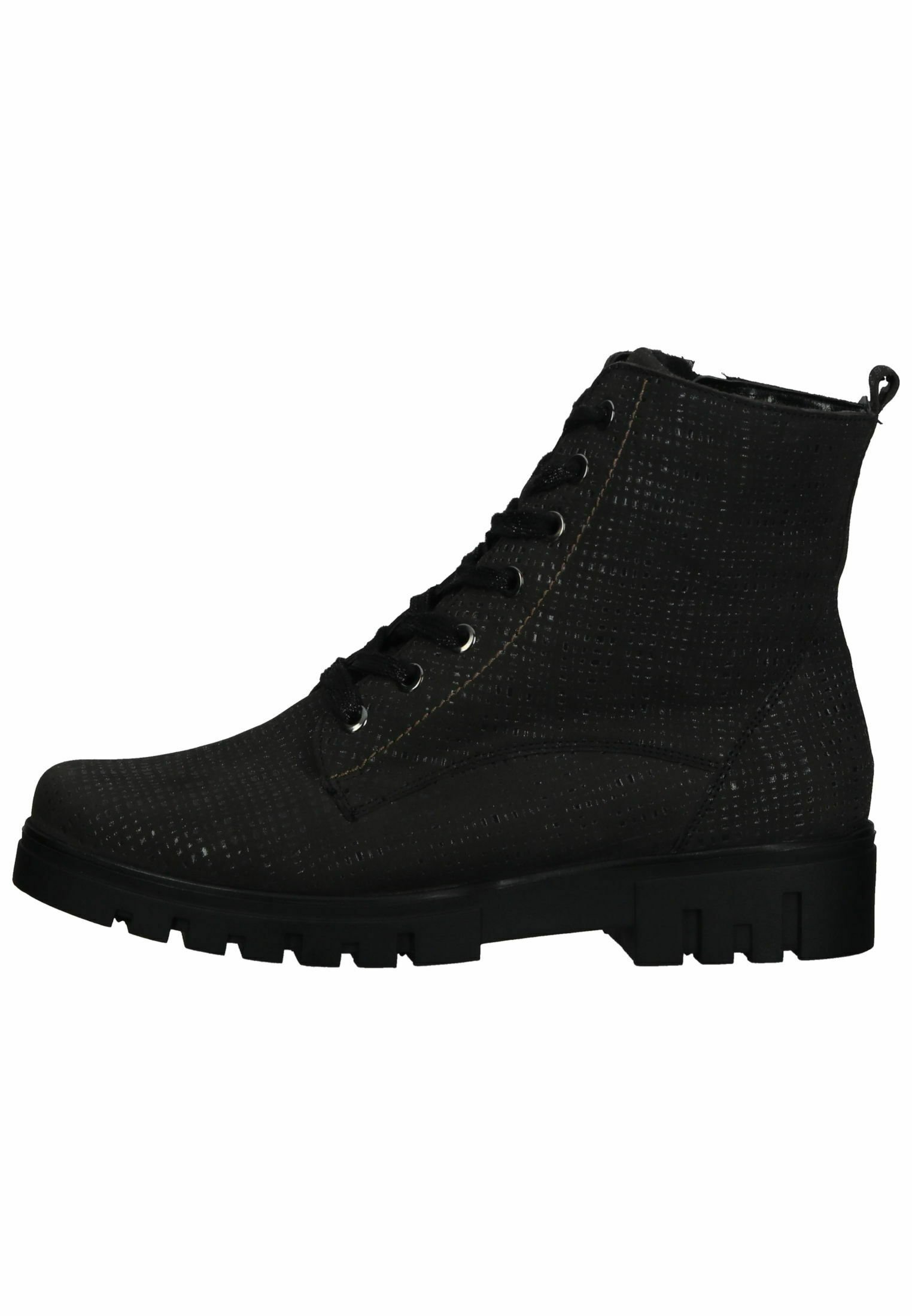 Waldläufer Veterboots - karin carbon/donkergrijs - Zalando.nl