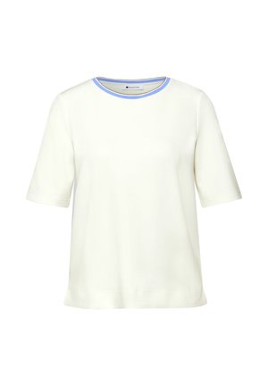 MIT KONTRASTDETAIL - T-shirt basic - weiß