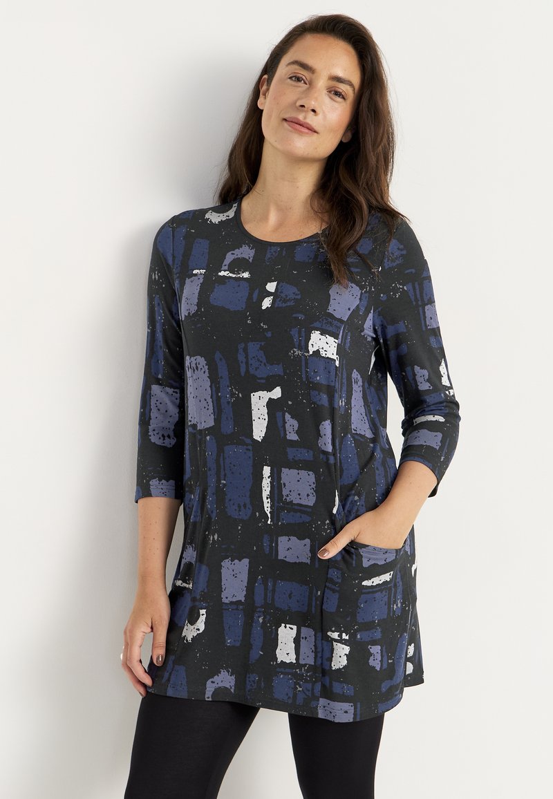Cellbes of Sweden Longsleeve - blue   black   patterned