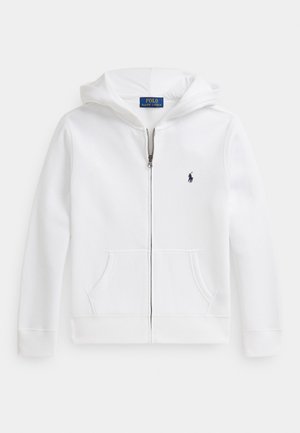 FLEECE FULL-ZIP HOODIE UNISEX - Sweat zippé - white/c7949