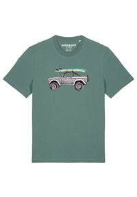 watapparel SURF PICKUP - T-Shirt print - green bay