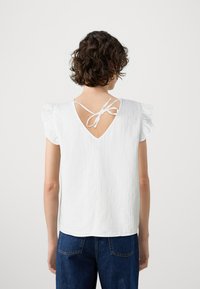 Marc O'Polo DENIM BLOUSE MUSSELIN - Camicetta - silky white