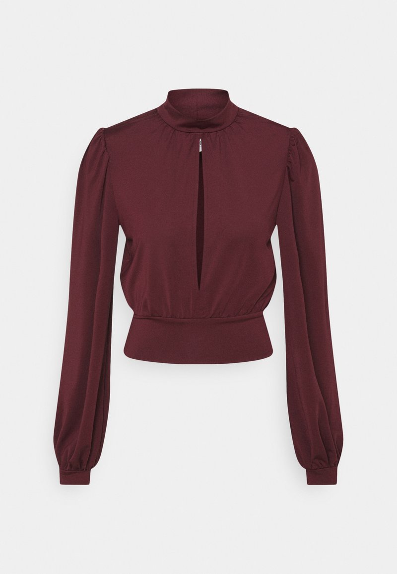 Nly by Nelly Longsleeve donkerrood Nly by Nelly Longsleeve donkerrood