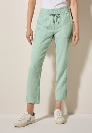 Cecil IM CASUAL FIT - Trousers - grün
