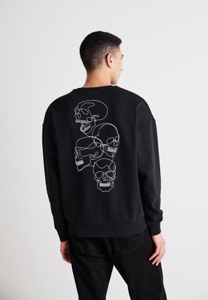 JJSCULLY CREW NECK - Sweatshirt - black
