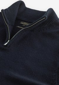Next ZIP NECK - Pulóver - navy blue