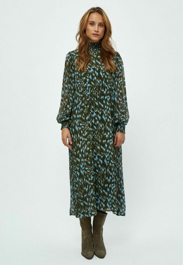 Freizeitkleid - grape leaf print