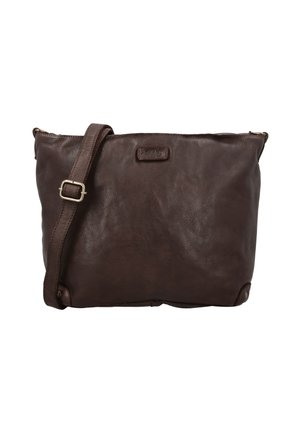 SUZANNE - Cross body bag - dunkelbraun