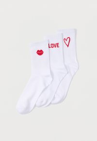 PCSANNI 3 PACK - Socken - bright white