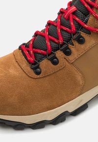 Columbia NEWTON RIDGE™ PLUS II SUEDE WP - Túracipők - elk/mountain red