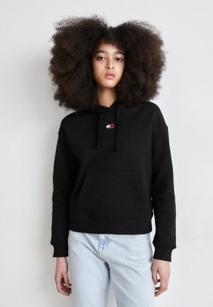 Tommy Jeans TJW BXY BADGE - Sweatshirt - black
