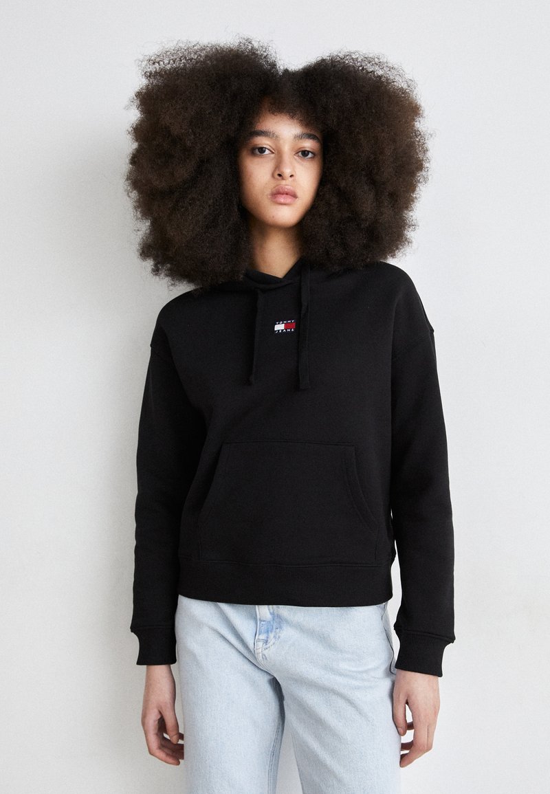Tommy Jeans TJW BXY BADGE - Felpa - black