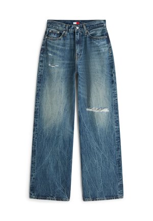 Tommy Jeans, CLAIRE HR WIDE - Pernera ancha - denim dark