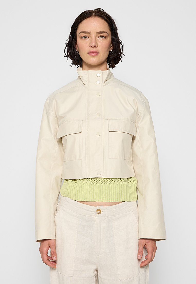 DKNY Lichte jas crème