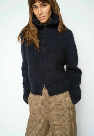 Mos Mosh, MMHULDA KNIT ZIP CARDIGAN - Жилетка - salute navy