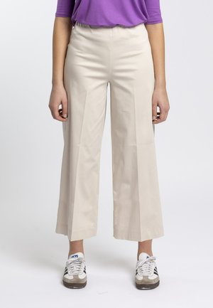 SATIN POER - Pantaloni - beige