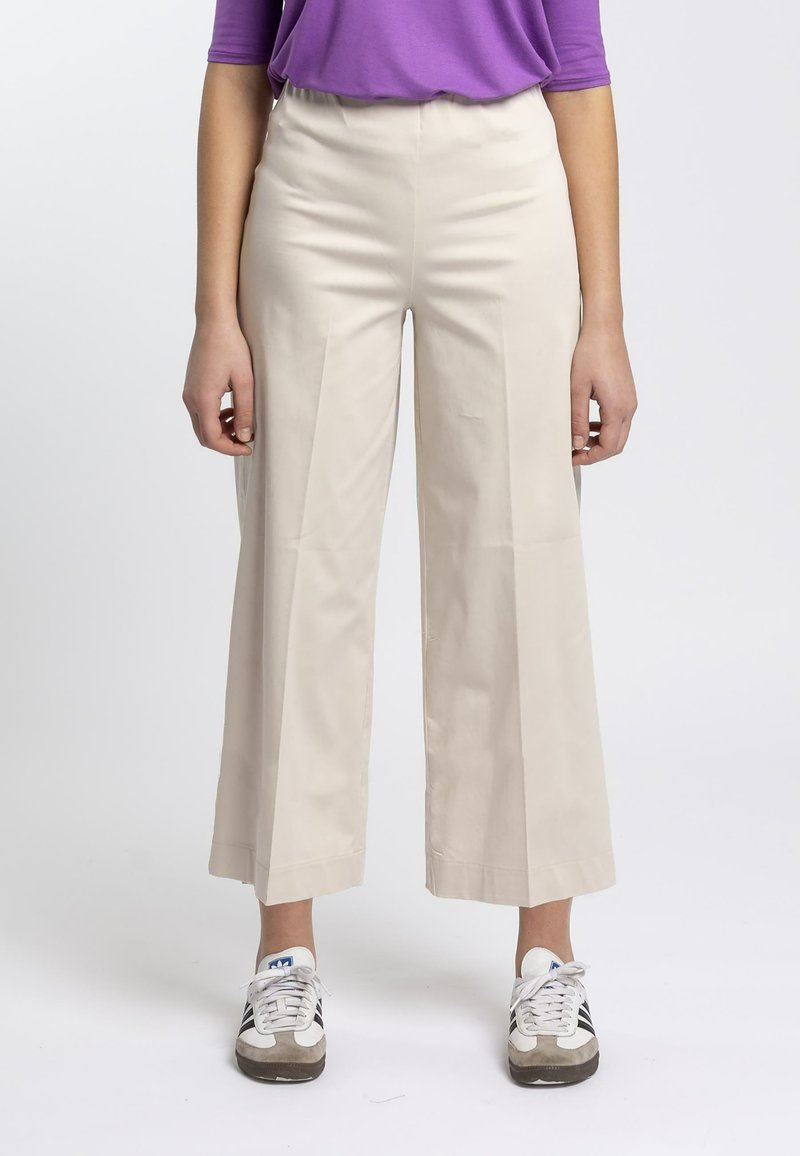 RAGNO SATIN POER - Pantaloni - beige