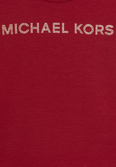 Michael Kors Kids SHORT SLEEVES TEE - Trükipildiga T-särk - dark red