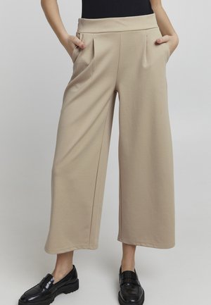 IHKATE SUS WIDE PA - Tracksuit bottoms - doeskin
