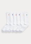 COTTON BLEND CREW SOCK 6 PACK - Calze - white